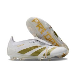 adidas 2024 Predator Elite FT FG Ftwr Blanco Dorado Met