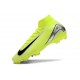 Nike Air Zoom Mercurial Superfly X Elite FG Volt Plata Negro