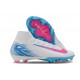 Nike Air Zoom Mercurial Superfly X Elite FG Blanco Azul Rosa