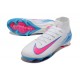 Nike Air Zoom Mercurial Superfly X Elite FG Blanco Azul Rosa