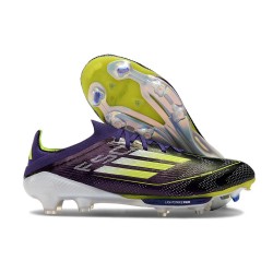 Zapatos adidas F50+ Elite FG Morado Unity Blanco Limón Lúcido