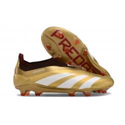 Botas Adidas Predator Elite LL FG Dorado Blanco Rojo