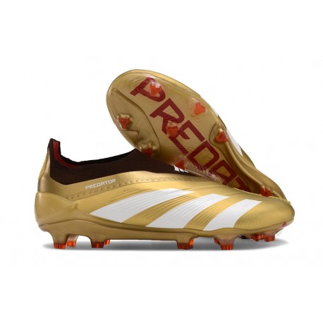 Botas Adidas Predator Elite LL FG Dorado Blanco Rojo