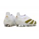 Botas Adidas Predator Elite LL FG Blanco Dorado