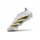 Botas Adidas Predator Elite LL FG Blanco Dorado