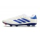 Botas adidas Copa Pure 2 + Elite FG Piel Ftwr Blanco Azul Lúcido Rojo