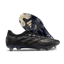 Botas adidas Copa Pure 2 + Elite FG Piel Negro Carbón Dorado Met