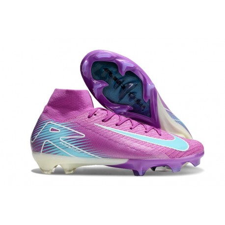 Nike Air Zoom Mercurial Superfly X Elite FG Violeta Azul