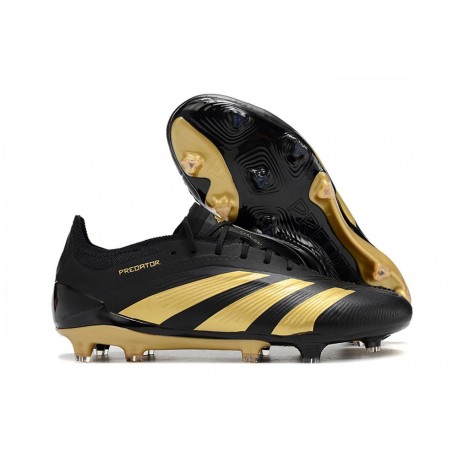 Adidas Predator Elite L FG Negro Dorado