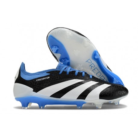 Adidas Predator Elite L FG Negro Blanco Azul