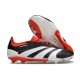 Adidas Predator Elite L FG Negro Blanco Rojo