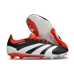 Adidas Predator Elite L FG Negro Blanco Rojo