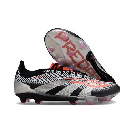 Adidas Predator Elite L FG Negro Blanco Naranja