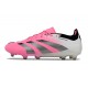 Adidas Predator Elite L FG Rosa Blanco Negro