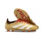 Adidas Predator Elite L FG Dorado Met Blanco Rojo