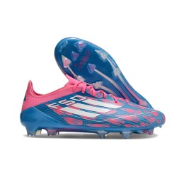 Botas de Fútbol adidas F50 Elite FG Solar Azul Ftwr Blanco Solar Rosa