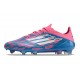 Botas de Fútbol adidas F50 Elite FG Solar Azul Ftwr Blanco Solar Rosa