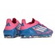 Botas de Fútbol adidas F50 Elite FG Solar Azul Ftwr Blanco Solar Rosa