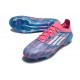 Botas de Fútbol adidas F50 Elite FG Solar Azul Ftwr Blanco Solar Rosa