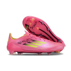 Botas de Fútbol adidas F50 Elite FG Rosa Amarillo