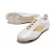 Botas de Fútbol adidas F50 Elite FG Ftwr Blanco Dorado Met