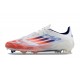 Botas de Fútbol adidas F50 Elite FG Ftwr Blanco Rojo Azul Lúcido