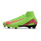 Nike Zoom Mercurial Superfly 10 Elite FG Verde Rosa