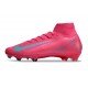 Nike Zoom Mercurial Superfly 10 Elite FG Rosa Gris