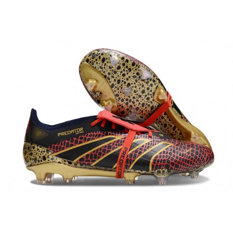 adidas Predator Elite Foldover Tongue FG Year Of The Snake -Rojo Oro Negro