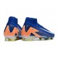 Nike Air Zoom Mercurial Superfly X Elite FG Azul Blanco Naranja