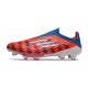 adidas F50+ Elite Sin Cordones FG Rojo Blanco Azul