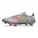 adidas F50+ Elite Sin Cordones FG Gris Rosa Amarillo