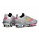 adidas F50+ Elite Sin Cordones FG Gris Rosa Amarillo