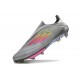 adidas F50+ Elite Sin Cordones FG Gris Rosa Amarillo