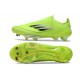 adidas F50+ Elite Sin Cordones FG Amarillo Solar Negro