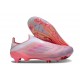 adidas F50+ Elite Sin Cordones FG Rosa Blanco