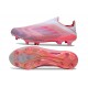 adidas F50+ Elite Sin Cordones FG Rosa Blanco