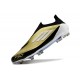 Tacos de Futbol adidas F50 Elite Laceless FG Dorado Met Negro Blanco