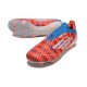 Tacos de Futbol adidas F50 Elite Laceless FG Rojo Blanco Azul