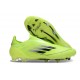 Tacos de Futbol adidas F50 Elite Laceless FG Amarillo Solar Negro