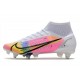 Nike Mercurial Superfly 8 Elite SG PRO AC Blanco Platino Rosa