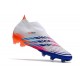 adidas Predator FIFA World Cup Qatar 2022 Edge+ FG Blanco Amarillo Solar Azul