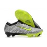 Nike Zoom Mercurial Vapor XV Elite FG Plateado Metalizado Negro Verde