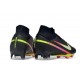 Nike Air Zoom Mercurial Superfly IX Elite FG MR Negro Plateado de Muchos