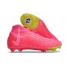 Zapatos Nike Phantom Luna Elite FG Rosa Amarillo