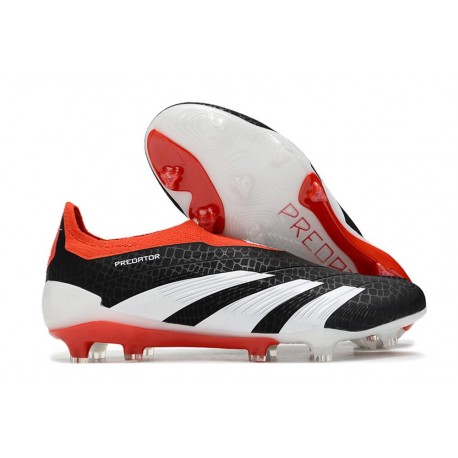 Botas Adidas Predator Elite LL FG Negro Blanco Rojo