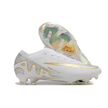 Bota Nike Zoom Mercurial Vapor 15 Elite FG Blanco Oro Argento