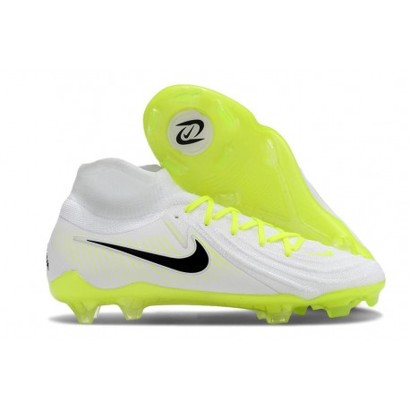 Botas Nike Phantom Luna II Elite FG Blanco Negro Amarillo