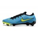 Nike Phantom GX II Elite FG Azul Amarillo Negro