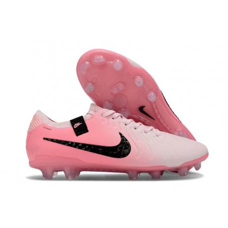 Botas de fútbol Nike Tiempo Legend 10 Elite FG Rosa Espuma Negro